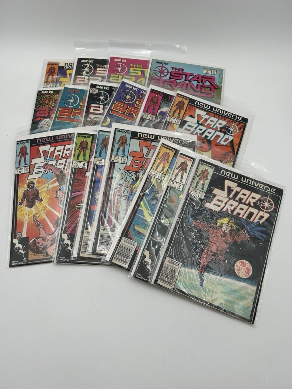 Star Brand Lot of 17 - 1-9, 11-17 plus annual #1 Marvel (1986) Comic Books
